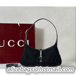 Grade Design Gucci Jackie Slim small shoulder bag in GG Canvas 863137 Black 2026