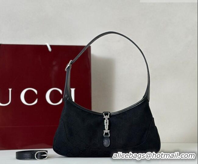 Grade Design Gucci Jackie Slim small shoulder bag in GG Canvas 863137 Black 2026