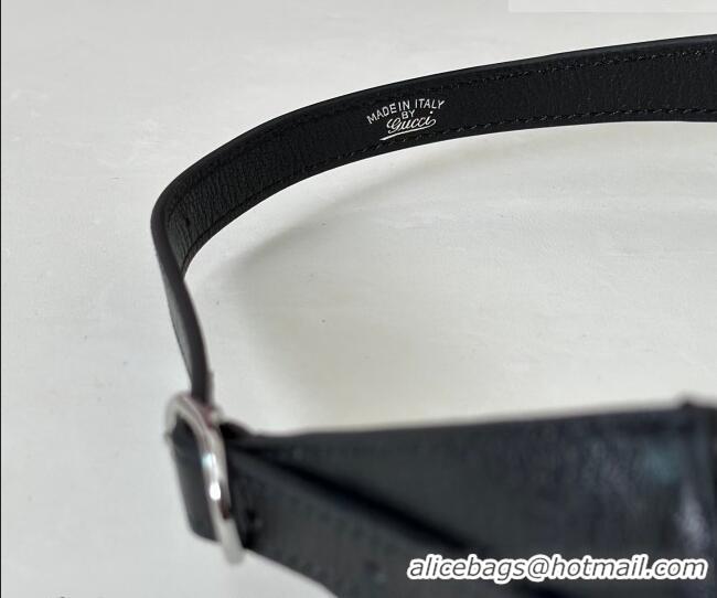 Grade Design Gucci Jackie Slim small shoulder bag in GG Canvas 863137 Black 2026