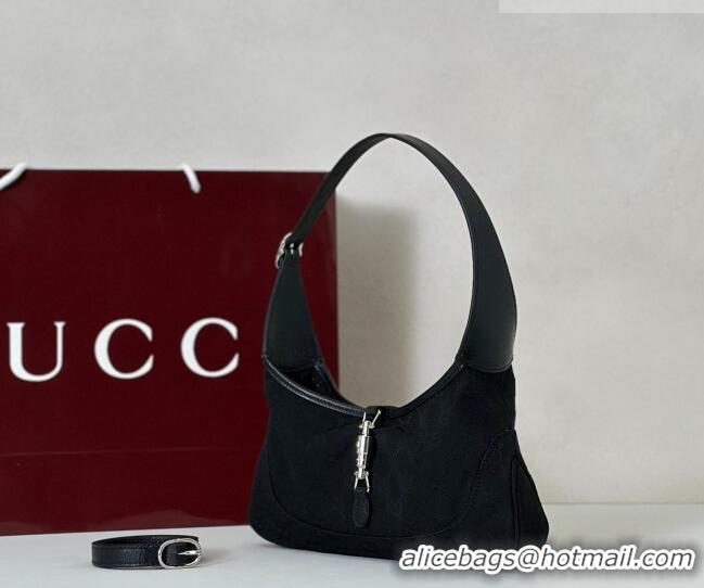 Grade Design Gucci Jackie Slim small shoulder bag in GG Canvas 863137 Black 2026