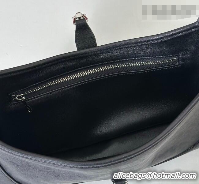 Best Price Gucci Jackie Slim small shoulder bag in Glossy Grainy Leather 863137 Black 2026