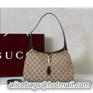 Promotional Gucci Jackie Slim medium shoulder bag in GG Canvas 863136 Sand Beige/Brown 2026