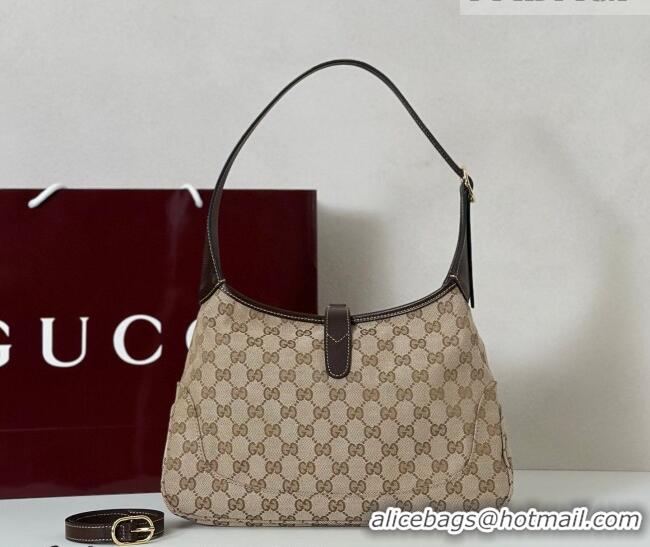 Promotional Gucci Jackie Slim medium shoulder bag in GG Canvas 863136 Sand Beige/Brown 2026