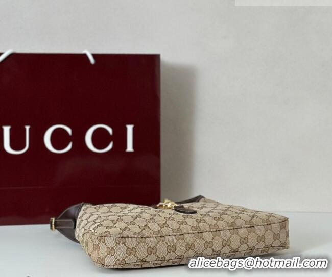 Promotional Gucci Jackie Slim medium shoulder bag in GG Canvas 863136 Sand Beige/Brown 2026