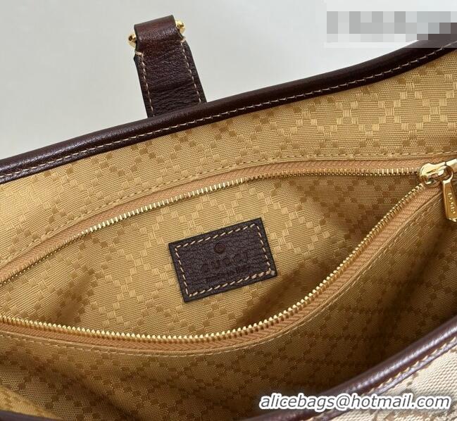Promotional Gucci Jackie Slim medium shoulder bag in GG Canvas 863136 Sand Beige/Brown 2026