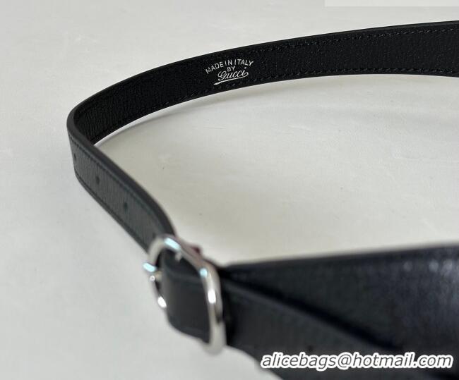 Pretty Style Gucci Jackie Slim medium shoulder bag in GG Canvas 863136 Black 2026