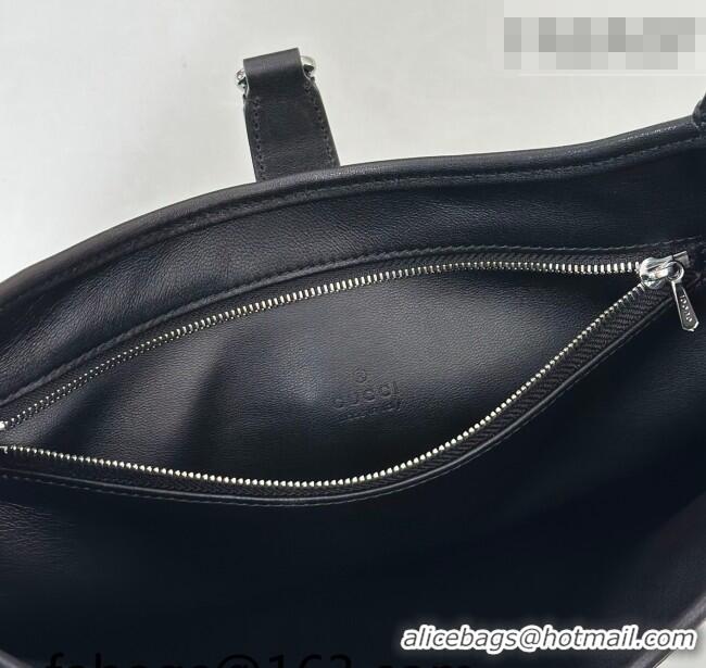 Buy Cheap Gucci Jackie Slim medium shoulder bag in Lambskin Leather 863136 Black 2026