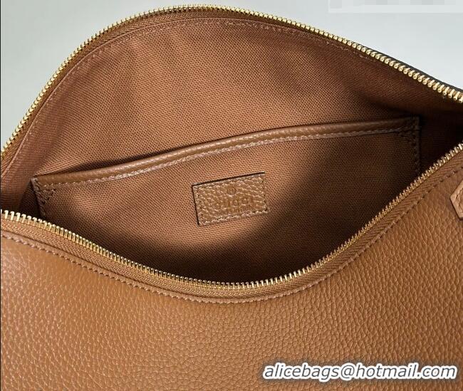 New Design Gucci Half Horsebit medium shoulder bag in Leather 860787 Brown 2026