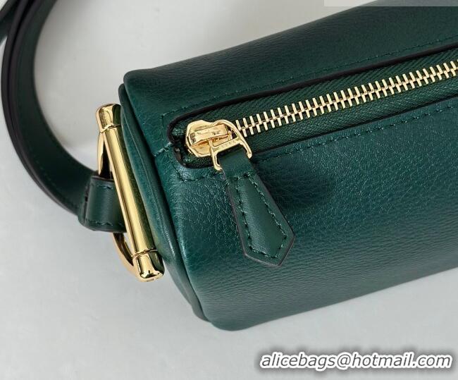 Grade Design Gucci Half Horsebit mini shoulder bag in Grainy Leather 860784 Dark Green 2026
