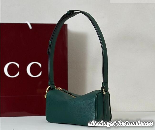 Grade Design Gucci Half Horsebit mini shoulder bag in Grainy Leather 860784 Dark Green 2026