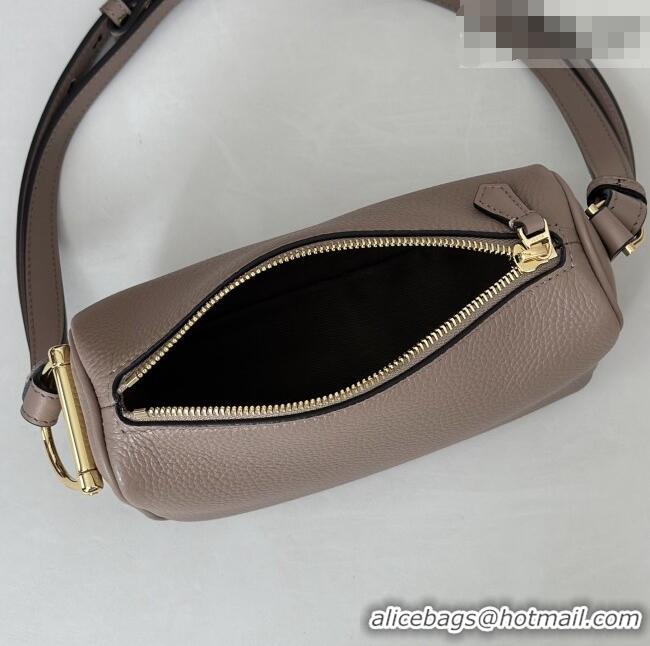 Good Discount Gucci Half Horsebit mini shoulder bag in Grainy Leather 860784 Taupe 2026