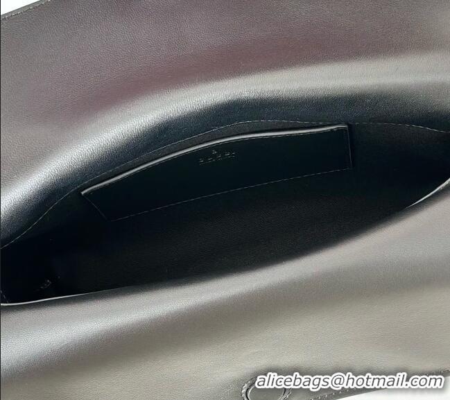 Best Price Gucci Medium shoulder bag with chain in GG Leather 857622 Black 2026