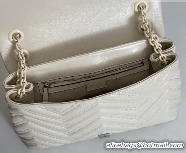 Classic Specials Gucci GG Marmont Leather medium shoulder bag 850676 Ivory White 2026