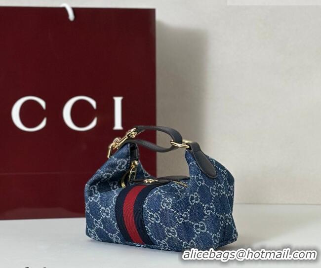 Buy Inexpensive Gucci Vanity mini bag in GG Denim 861775 Blue 2026