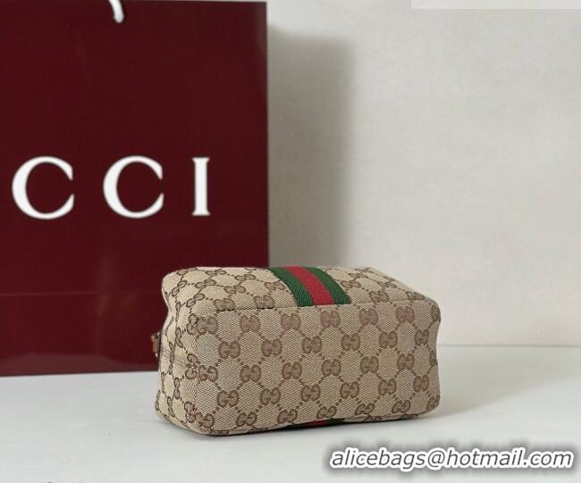 Buy Discount Gucci Vanity mini bag in GG Canvas 861775 Beige/Brown 2026