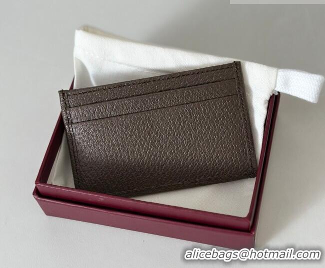 Best Price Gucci Card Case in Camouflage GG Fabric 834795 Blue 2026