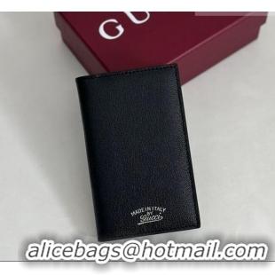 Reasonable Price Gucci Lira card case in Grainy Leather 867327 Black 2026