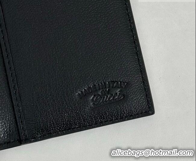 Reasonable Price Gucci Lira card case in Grainy Leather 867327 Black 2026