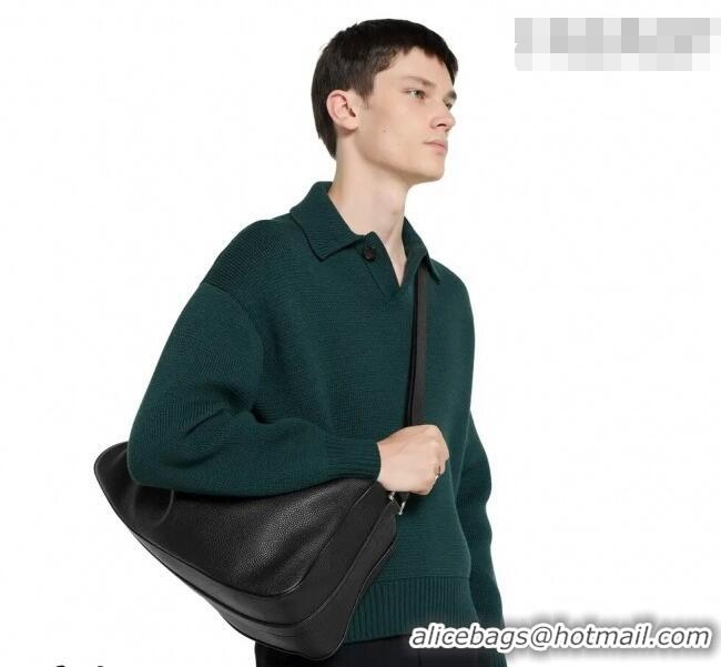 Promotional Gucci Men's Half Horsebit crossbody bag in Leather 862810 Black 2026