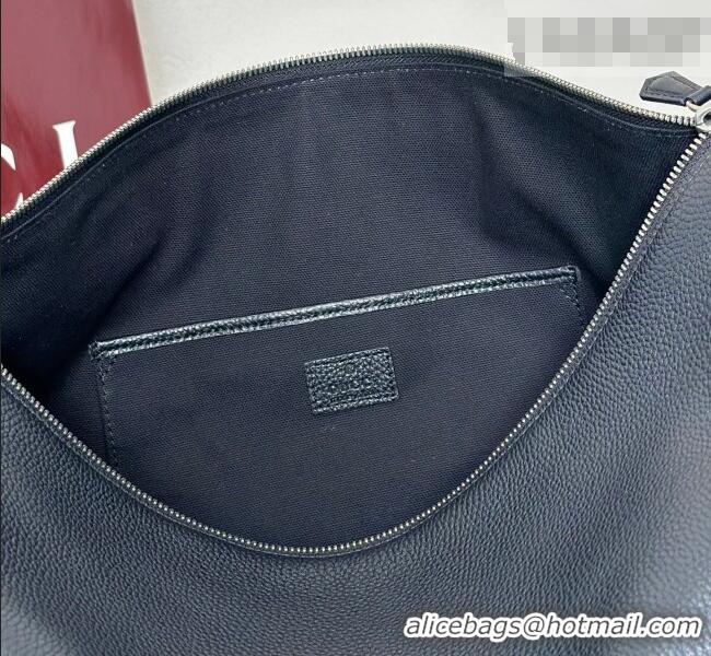 Promotional Gucci Men's Half Horsebit crossbody bag in Leather 862810 Black 2026