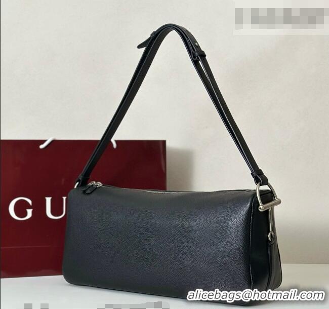 Promotional Gucci Men's Half Horsebit crossbody bag in Leather 862810 Black 2026