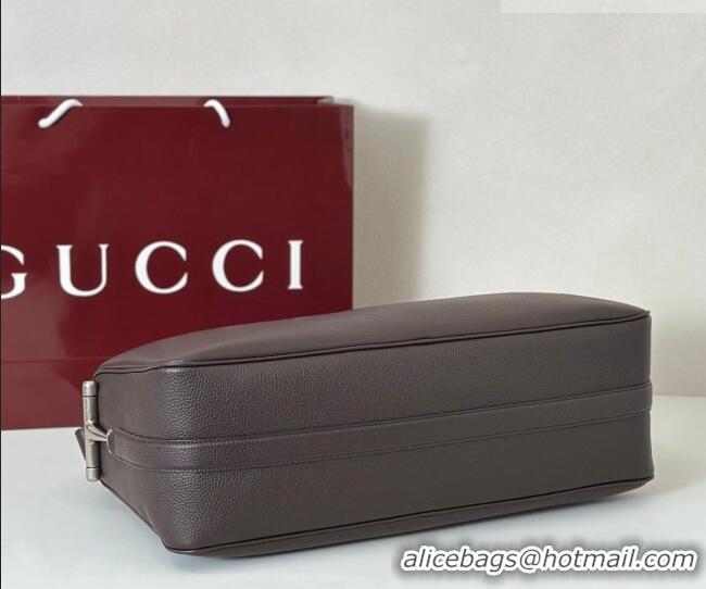 Best Price Gucci Men's Half Horsebit crossbody bag in Leather 862810 Brown 2026