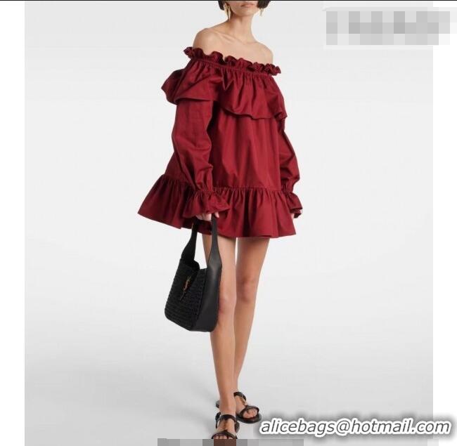 Discount Saint Laurent LE 5 À 7 Supple Small Hobo Bag in Raffia Straw Like and Leather 713938 BrownKhaki 2026