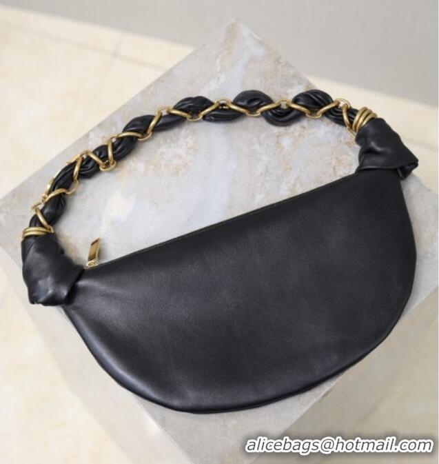 Best Price Saint Laurent Amalia Mini Hobo Bag in Calfskin Leather 862558 Black 2026