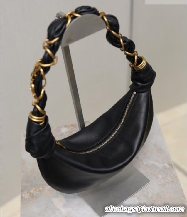 Best Price Saint Laurent Amalia Mini Hobo Bag in Calfskin Leather 862558 Black 2026