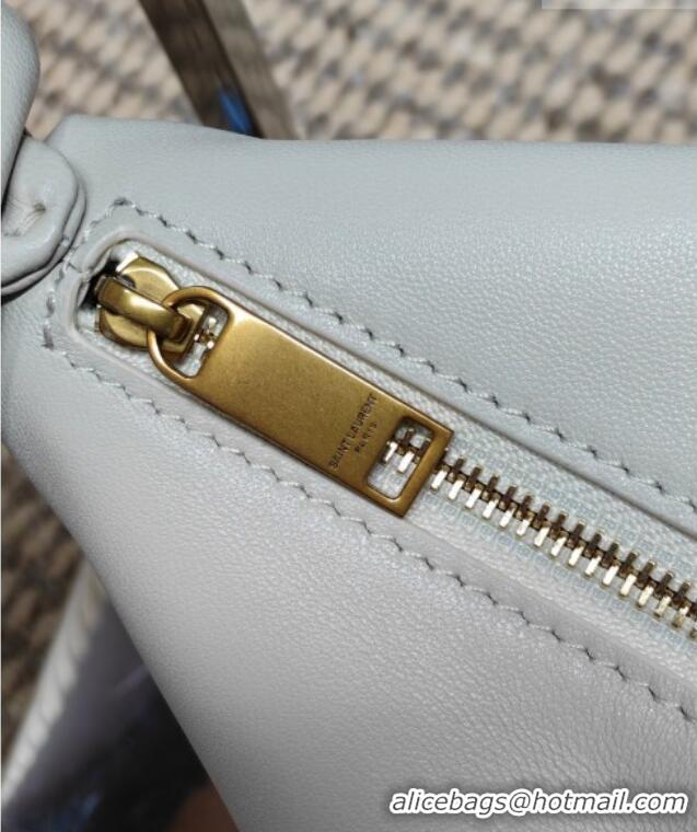 Luxury Cheap Saint Laurent Amalia Mini Hobo Bag in Calfskin Leather 862558 White 2026