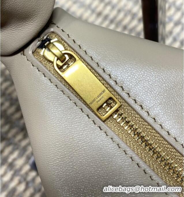 Top Design Saint Laurent Amalia Mini Hobo Bag in Calfskin Leather 862558 Apricot 2026