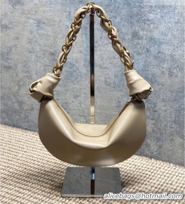 Top Design Saint Laurent Amalia Mini Hobo Bag in Calfskin Leather 862558 Apricot 2026