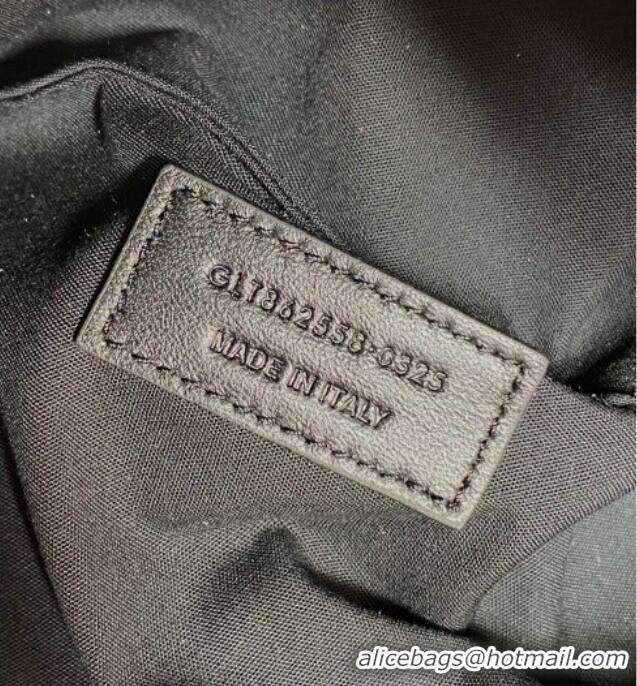 Luxury Cheap Saint Laurent Amalia Mini Hobo Bag in Calfskin Leather 862558 Grey 2026