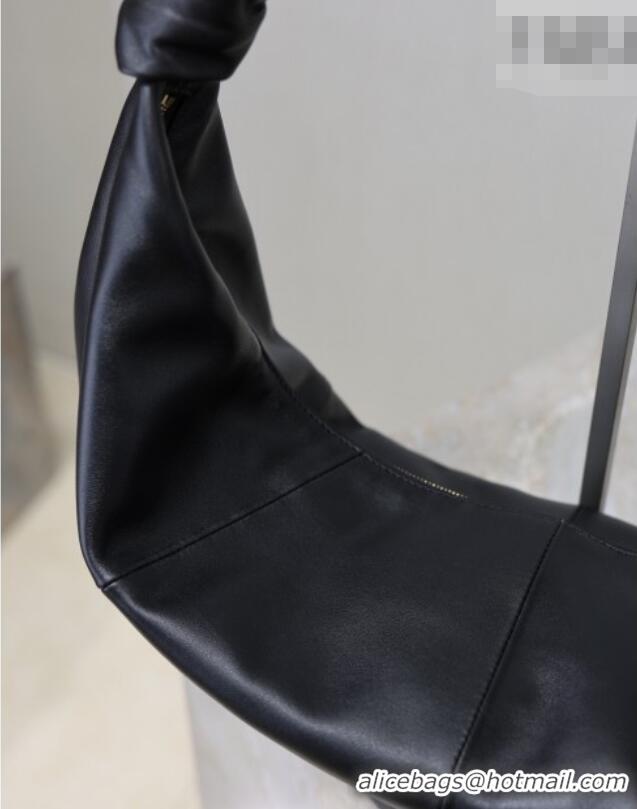 Super Quality Saint Laurent Amalia Hobo Bag in Calfskin Leather 862210 Black 2026