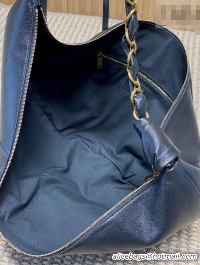 Promotional Saint Laurent Amalia Hobo Bag in Calfskin Leather 862210 Black 2026