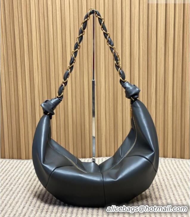 Best Design Saint Laurent Amalia Hobo Bag in Calfskin Leather 862210 Grey 2026