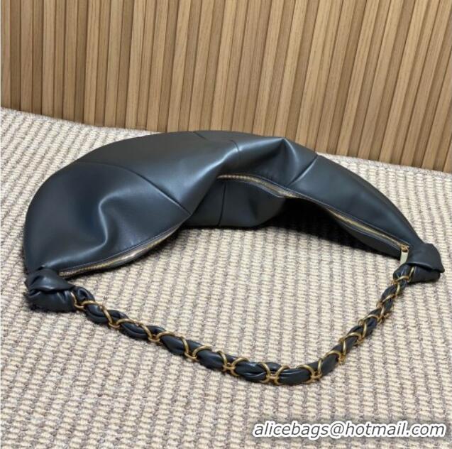 Best Design Saint Laurent Amalia Hobo Bag in Calfskin Leather 862210 Grey 2026