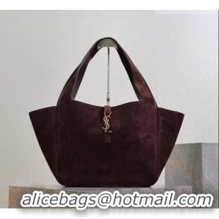Super Quality Saint Laurent Bea Tote Bag in Suede 763435 Coffee 2026