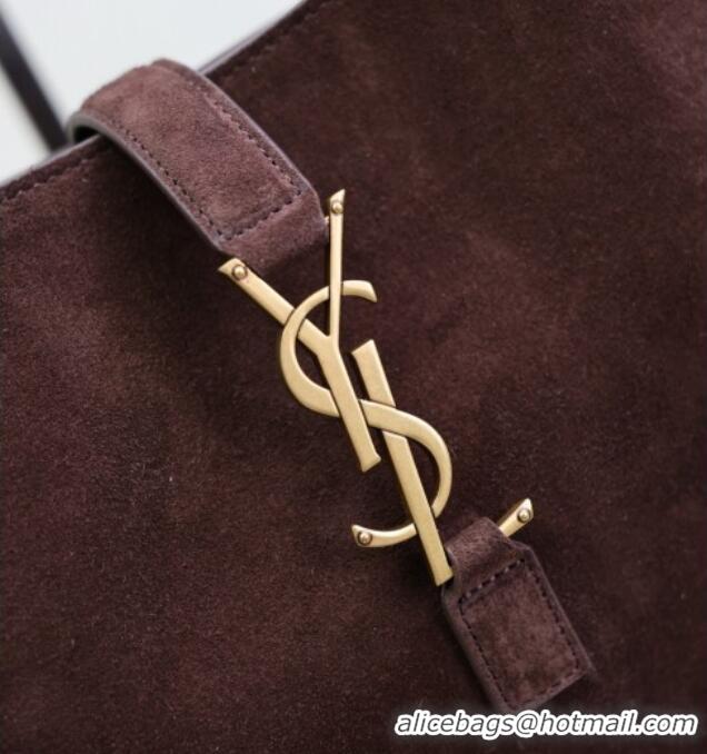 Super Quality Saint Laurent Bea Tote Bag in Suede 763435 Coffee 2026