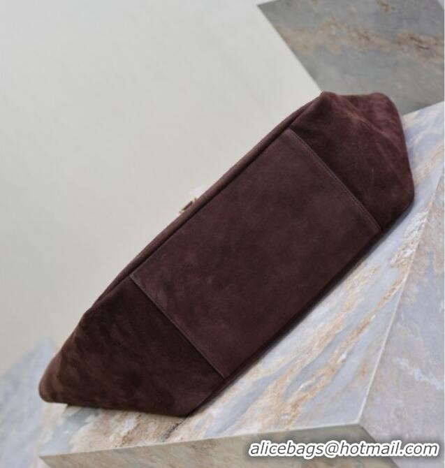 Super Quality Saint Laurent Bea Tote Bag in Suede 763435 Coffee 2026