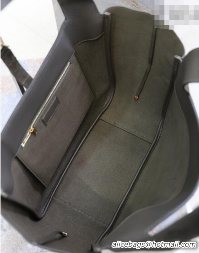 Trendy Design Saint Laurent Bea Tote Bag in Suede 763435 Green 2026