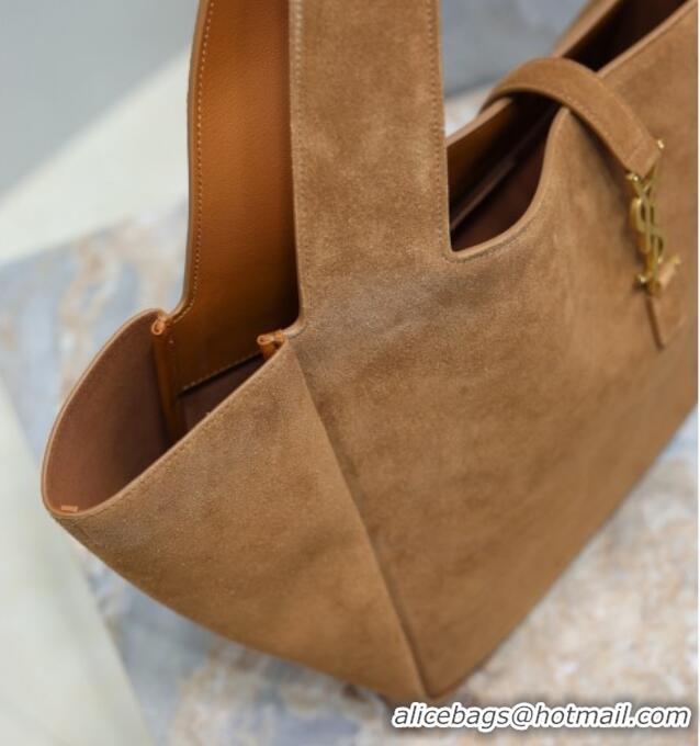 Reasonable Price Saint Laurent Bea Tote Bag in Suede 763435 Caramel 2026