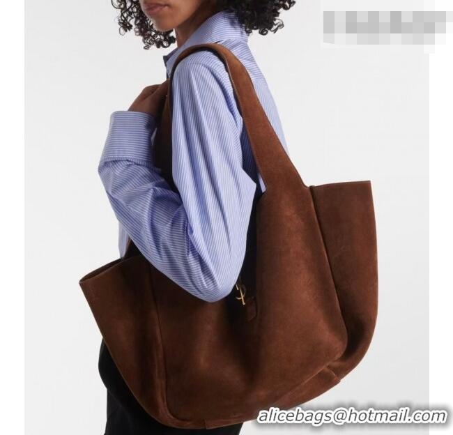 Reasonable Price Saint Laurent Bea Tote Bag in Suede 763435 Caramel 2026