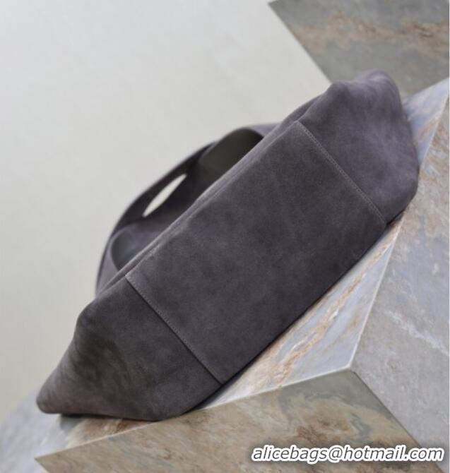 Good Taste Saint Laurent Bea Tote Bag in Suede 763435 Grey 2026