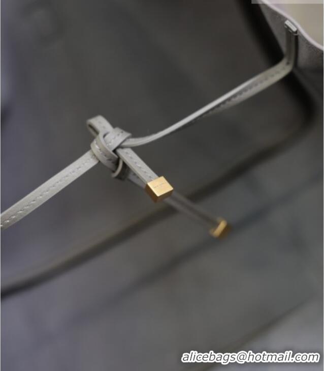 Good Taste Saint Laurent Bea Tote Bag in Suede 763435 Grey 2026