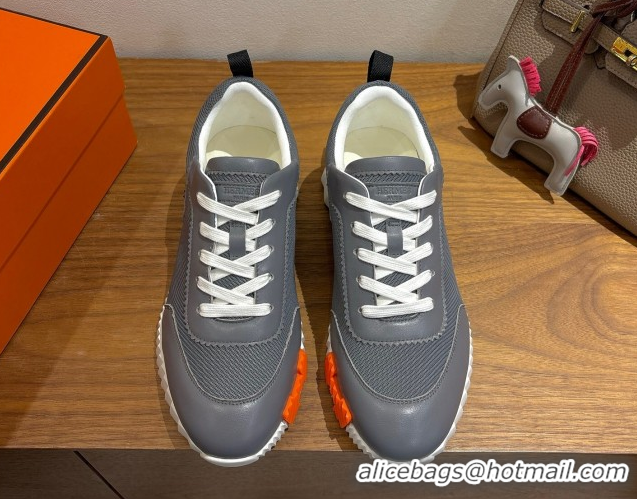 Most Popular Hermes Bouncing Sneakers in Fabric and Leather Grey2 1222034 2026