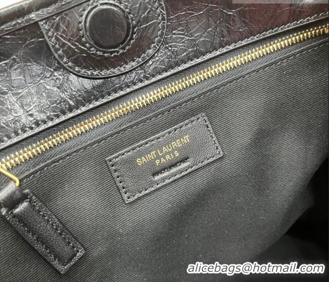 Buy Discount Saint Laurent Niki Small Shopping Bag in Shiny Vintage Leather 862295 Black 2026