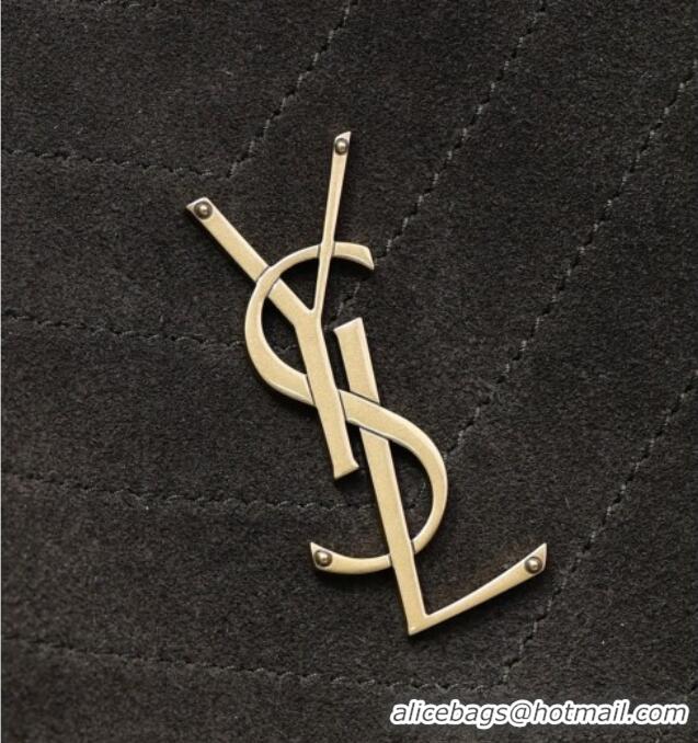 Buy Discount Saint Laurent Niki Supple Bucket Bag in Suede 8443461 Green 2025