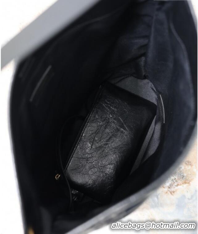 Super Quality Saint Laurent Niki Supple Bucket Bag in Vintage Leather 8443461 Black 2025