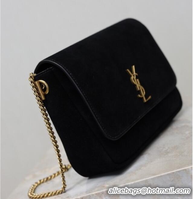 Grade Design Saint Laurent Kate Chain Bag in Suede 544116 Black 2026
